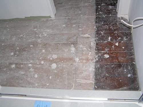 before floor sanding service work 2